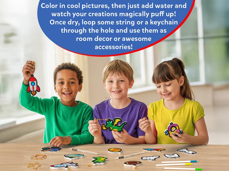 Skillmatics 3D Art Kit - Aqua Puffs, Mess-Free Fun, Magical Craft Activity, Travel Toys, DIY Decor, Creative Gifts for Girls & Boys Ages 4 to 10