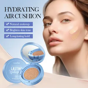Muhaha - Full English Concealer Cushion BB Cream 15g SADOER Contouring and Correcting Isolation Makeup BB Cream Cross-Border Wholesale Cosmetic White
