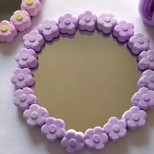 Foam Flower Mirror
