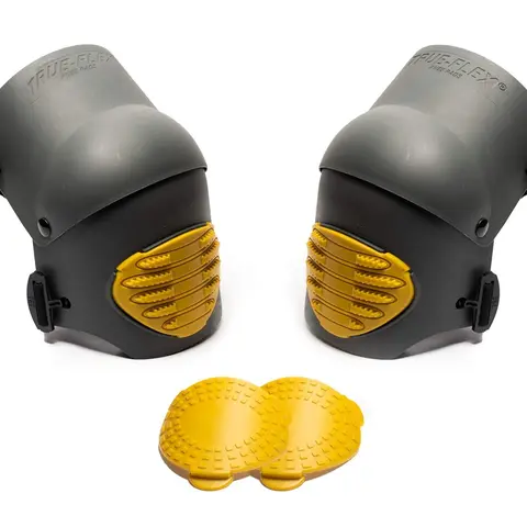Work Safety Knee Pads Tool - Flex Work Foam Padding, Anti-Slip Strong Double Straps, Comfortable Breathable Heavy Duty Knee Protection for Indoor, Outdoor Use Safety Gear Construction Gear