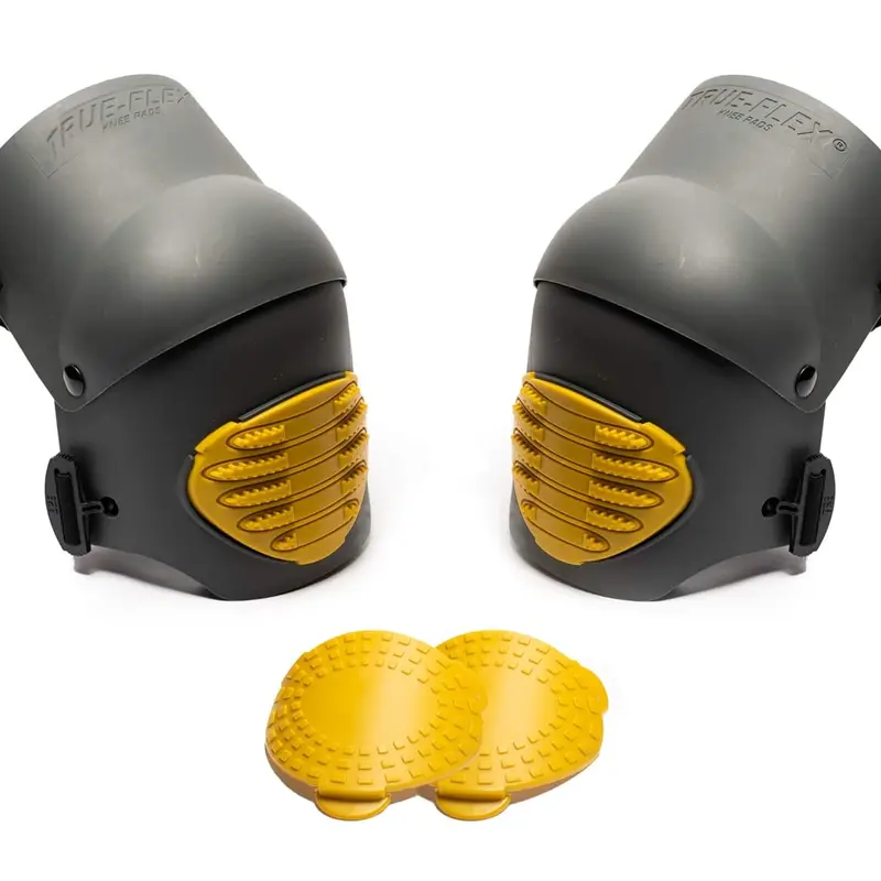 Work Safety Knee Pads Tool - Flex Work Foam Padding, Anti-Slip Strong Double Straps, Comfortable Breathable Heavy Duty Knee Protection for Indoor, Outdoor Use Safety Gear Construction Gear