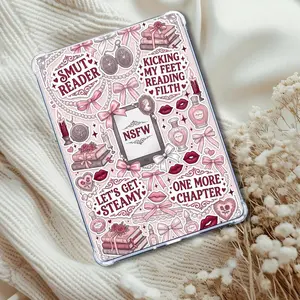 NSFW Pink Smut Reader: Kindle or eReader Decor for Book Lovers
