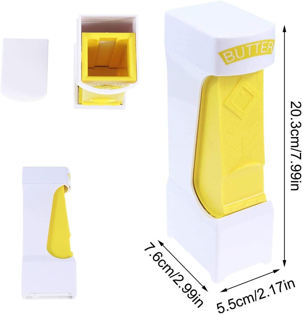 Portable Manual Butter Slicer, 1 Count Butter Storage Box, One -touch Butter Knife, Cheese Divider Tools for Cooking $ Baking