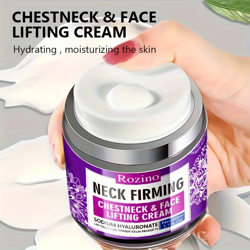 Rozino Neck & Chest Firming Cream - Hydrating Moisturizer for Fine Lines, Visibly Smooths Skin with Sodium Hyaluronate, 50g Rozino Neck & Chest Firming Cream - Hydrating Moisturizer for Fine Lines, Visibly Smooths Skin with Sodium Hyaluronate, 50g