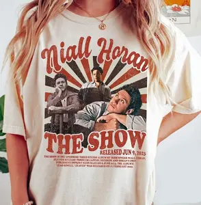 Niall Horan The Show Album 2023 Retro Shirt, Niall Horan Vintage 90s T-Shirt, One Direction 1D Singer Music Tee, Niall Horan Graphic T-Shirt, Music Fan Apparel, Niall Horan Concert Shirt, Vintage Music Merch.