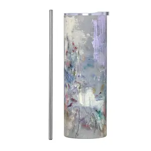 Custom 20oz Straight-Side Tumbler with Straw – Personalized Art Tumbler, 6hr Hot & 12hr Cold, Car Cup Holder Friendly, 304 Stainless Steel, Your Own Photo/Text