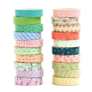 Colorful  Washi Tape Set - 20 Rolls Cute Adhesive Tapes Pastel Arts Decorative Masking Tape Sets for Craft, , Scrapbook, DIY,  Wrapping ( Dream)