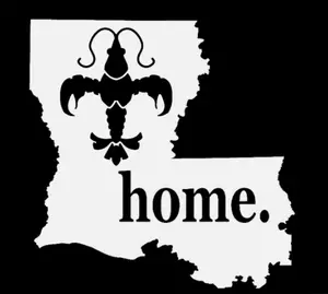 louisiana state home decor car truck vinyl decal sticker 5"