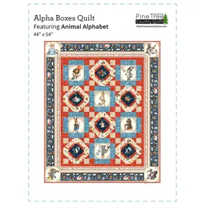 Alpha Boxes Quilt Pattern - Pine Tree Country Quilts