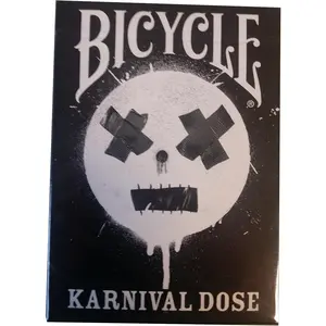 Karnival Black Dose Deck of Bicycle Playing Cards