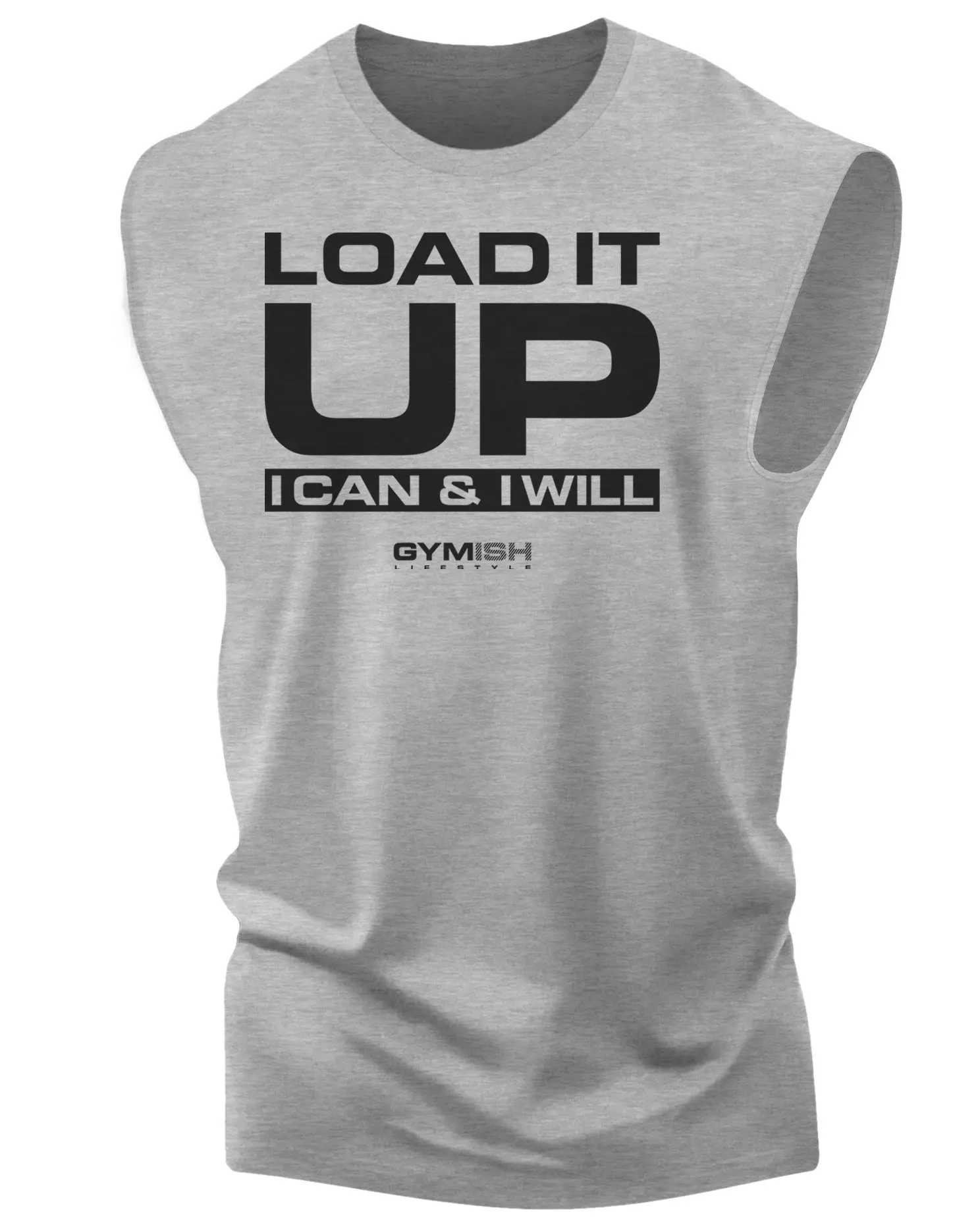 066. Load It Up Funny Workout Muscle Tank Top for Men