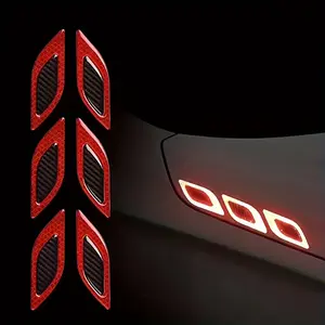 Car Reflective Sticker, Car Bumper Sticker, Car Exterior Decorative Sticker, Universal Car Exterior Accessories for Car Decoration