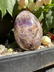 Chevron/ Dream Amethyst Banded Crystal Freeform