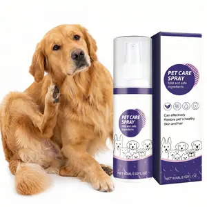 60ml Pet Care Spray for Dogs & Cats, Skin & Wound Care for Itching, Ringworm and Redness, Natural Soothing Mist for Daily Hygiene and Fresh Scent