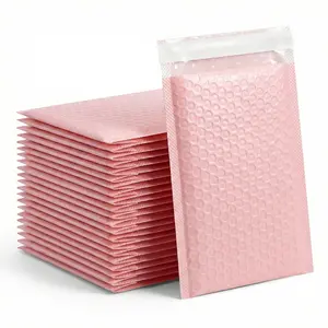 11x6.3 Pink Mailing Envelopes 20 Count, Self Sealing Poly Mailers for Shipping Clothes and Apparel, Waterproof Plastic Courier Bags, Strong Adhesive Heavy Duty Shipping Bags for Small Business Boutique Supplies, Bubble Mailers for gift, Parents, Friend.