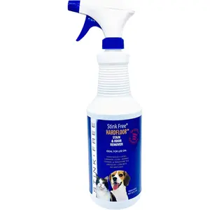 Hardfloor Pet Stain & Odor Remover for Hard Wood Floors, Concrete, Laminate, Marble, Ceramic & Travertine Tile, and Linoleum 32 Fl.oz Cat, Dog & Small Pet Urine Odor Destroyer Spray Bottle