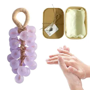 Crystal Grape Soap, Personalized Original Handmade Crystal Grape Soap Gentle Cleansing Soaps, Decorative Soaps Bars, For Washing Hands And Fresh Air Men Women
