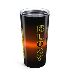 Robl.ox Bloxy Cola Tumbler 20oz, Cartoon Robl.ox Bloxy Cola Characters 20oz Tumbler, Roblox Gamer Tumbler Gift, Stainless Steel Tumbler Gift