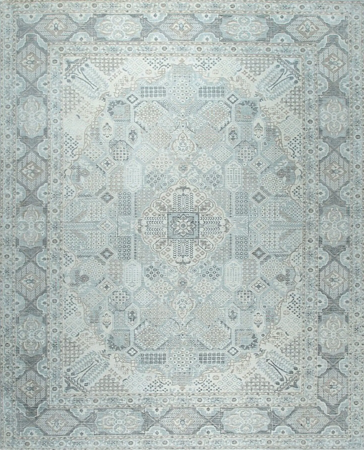 Tessa Bespoke Green Handmade Wool Rug