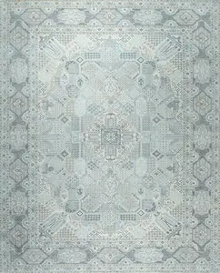 Tessa Bespoke Green Handmade Wool Rug