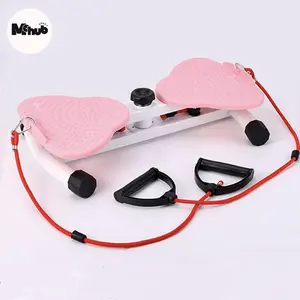 Waist Twister Disc for Exercise with Elastic Cord, Waist Twisting Machine with High Quality Carbon Steel, Waist Twisting Exercise for Weight Loss, Home Fitness Equipment