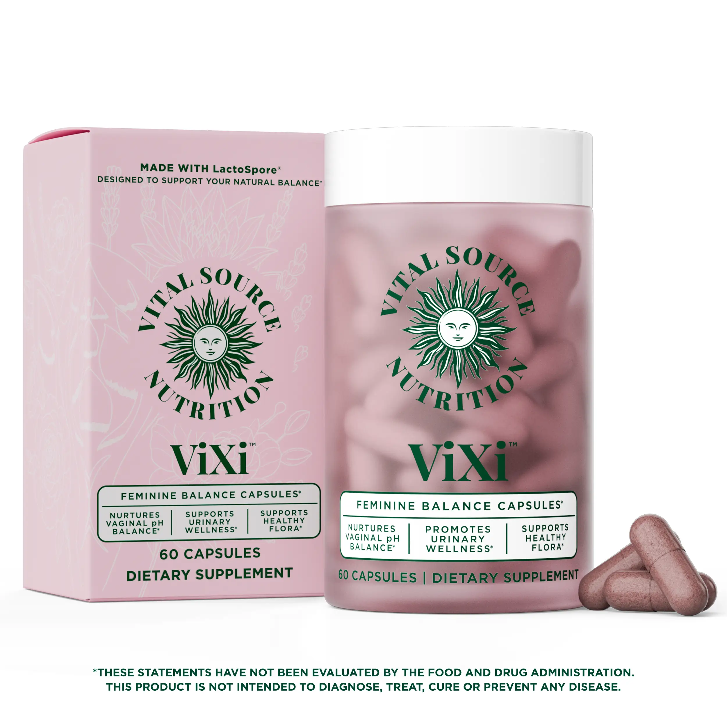 Feminine Balance Capsules - ViXi - Vital Source Nutrition