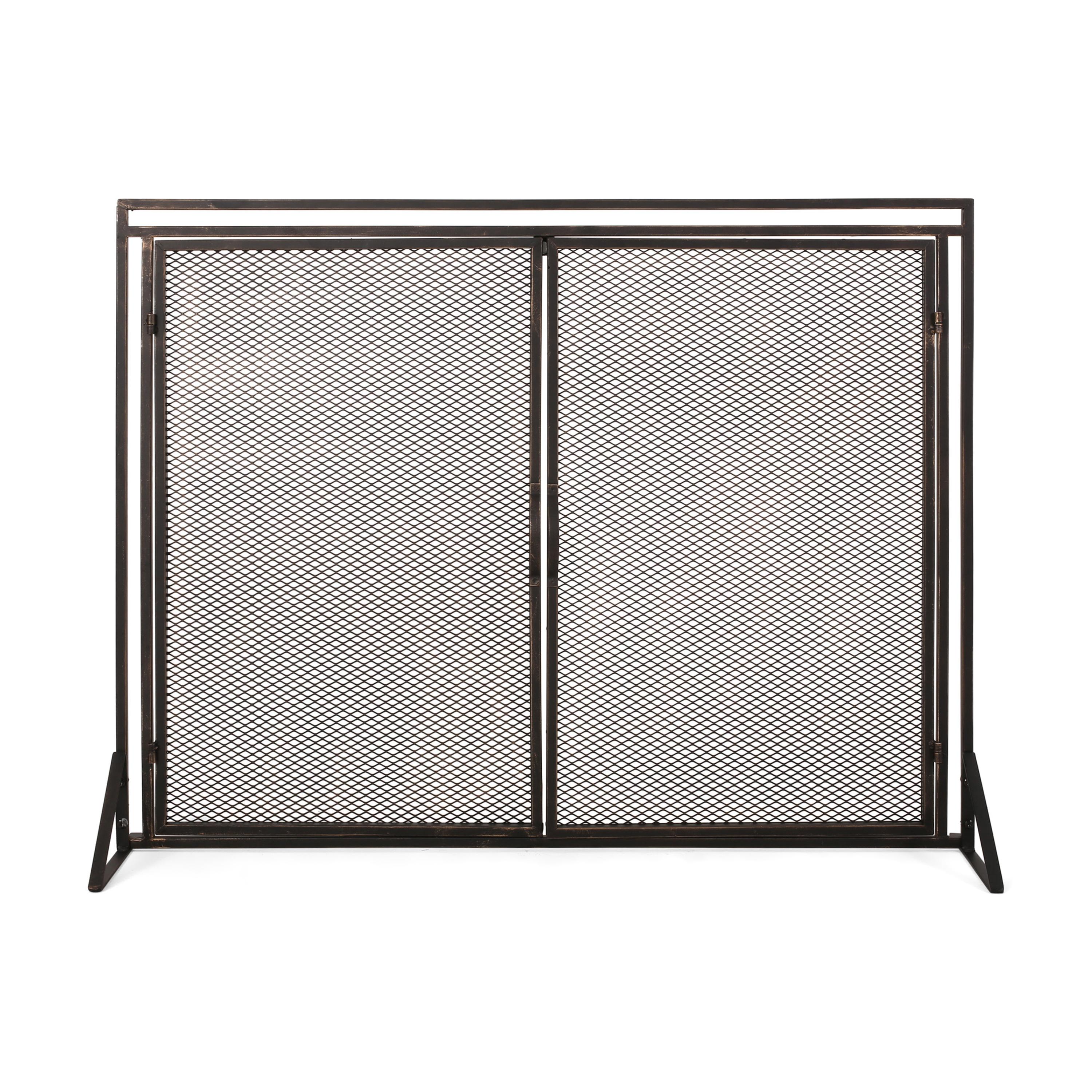 SAVEYOUR  Multi-use fireplace screen for indoor & outdoor use. Stylish, durable, and wind-resistant. Perfect for your home, patio, fire pit area, and backyard gatherings. Adds safety and modern decor to any space.