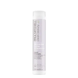 Paul Mitchell Clean Beauty Repair Shampoo - 250ml Plant-Based Formula for Fragile Hair with Organic Amaranth & Vegan Pea Protein Gentle Conditioner Haircare Cleansing Cleanser