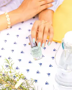Morgan Taylor A Mint Of Spring - Mint Green Creme, Professional Lacquer, Vibrant, Chip-Resistant, Fast-Drying, Long-Lasting, High-Shine, Perfect for Manicures & Pedicure, 15mL.