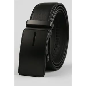 Men's Leather Ratchet Belt Adjustable Auto Buckle Dress & Casual Belt Trim to Fit 1 Pack Easy Use Modern Ratchet System Comfortable for Daily Wear