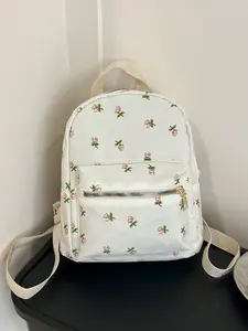 Minimalist Niche Design Women's Mini Backpack - Casual Multipurpose, Literary School Bag for Teens & Students, Perfect for Books, Shopping & Back-to-School