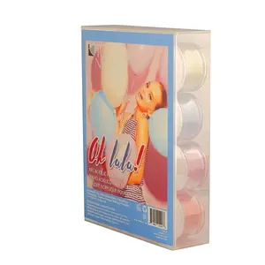 Oh La La Acrylic Art Powder - 3D Collection: Chic & Glamorous Shades for Effortless Elegance - 12 x 0.25 oz Iridescent Glitter.
