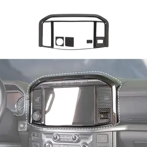 For 2021+ Ford F150 Interior Center Console Dash Navigation Screen Panel Trim Decor
