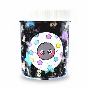 Soot Sprite Crunchy Bingsu Handmade Slime – Scented ASMR Clear & Crunchy Slime for Ages 8+, Sensory Stress Relief Toy – Hoshimi Slimes