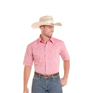 Camisa Rock & Roll SS 2Pkt Snap Red RMN3S08927