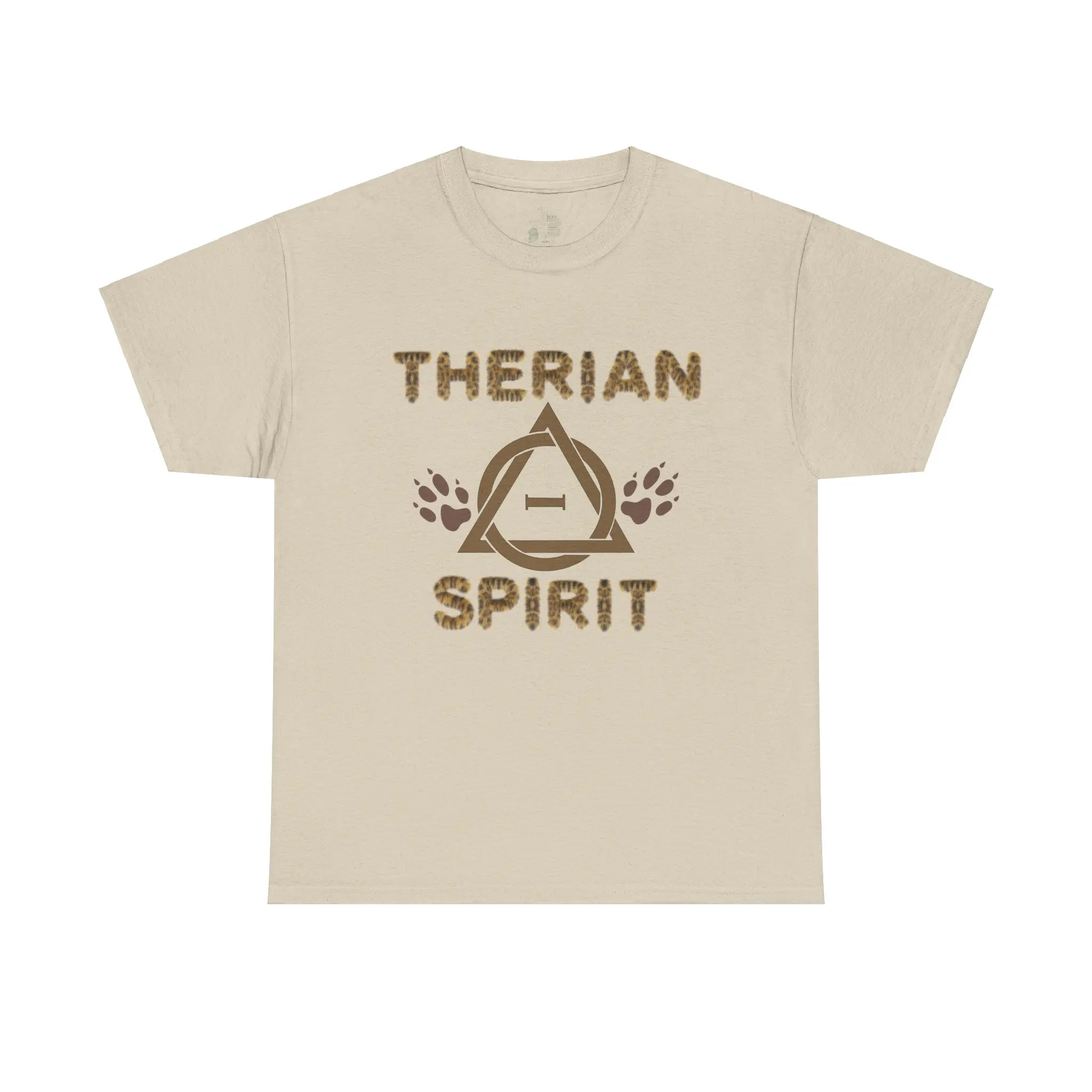 Therian T-Shirt - 100% Cotton Heavy Cotton Tee with Therian Symbol, Classic Fit, Perfect for Therian Pride and Animal Connection Womens Top Womenswear Style Comfortable Essential