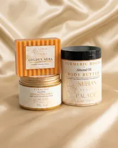 Golden Glow Romance Trio with Golden Aura Bar (Deep Hydration)
