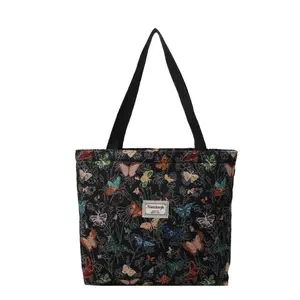 New canvas bag for high school students, commuter tote bag for women, trendy ins-style shoulder bag for going out, mommy bag crossbody