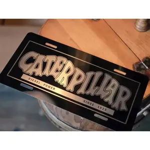 Caterpillar License Plate