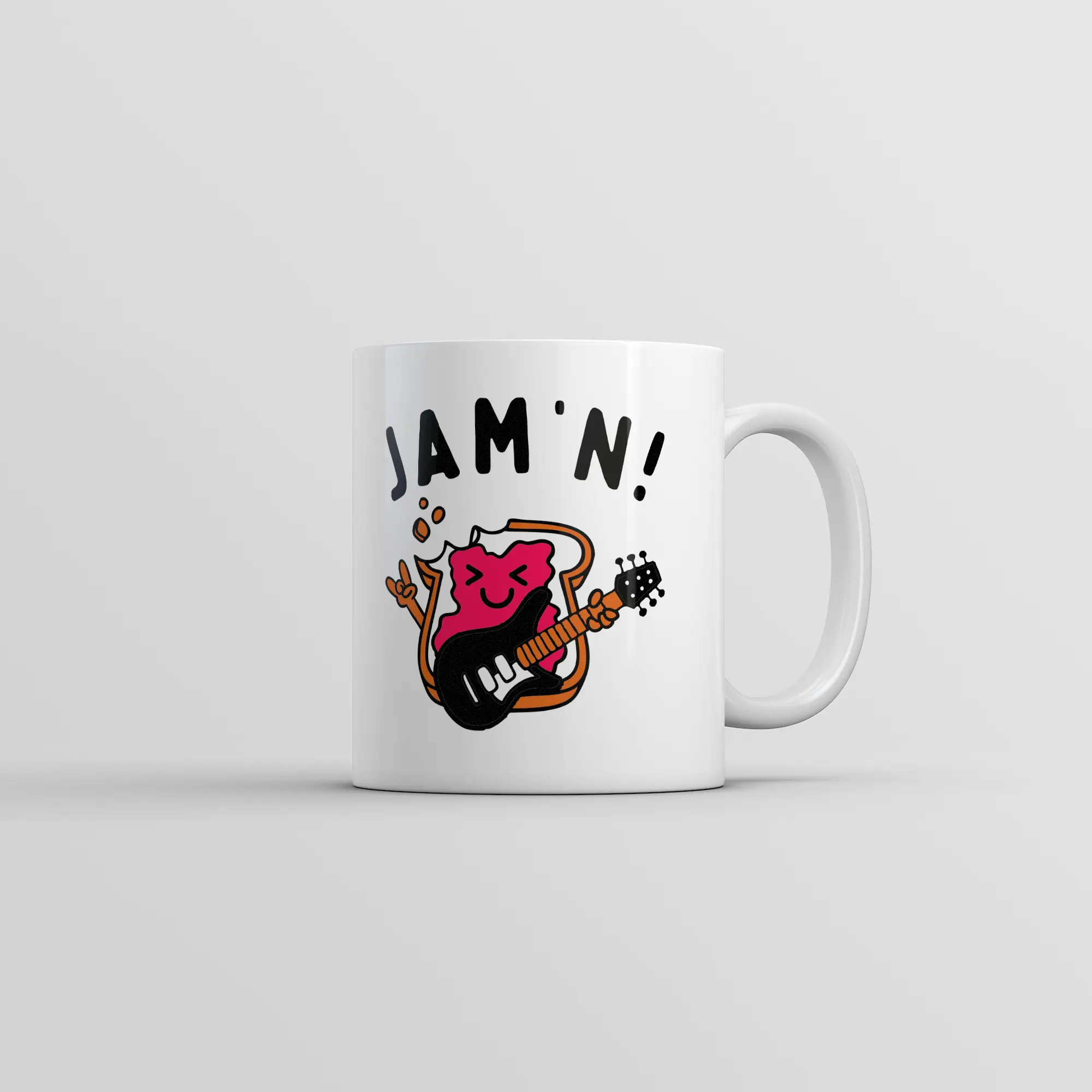 Jam'n Mug Funny Sarcastic Rock and Roll Graphic Novelty Coffee Cup - 11oz Funny  Coffee Mugs Ceramic Printed Drinkware Cup - TikTok Shop