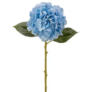 Real Touch Hydrangea 18.5" Light Blue