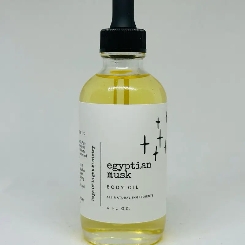 Egyptian Musk (Myrrh, Patchouli & Jasmine) Luxury Body Oil