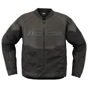 Icon Overlord3 Leather Zip-Up Jackets