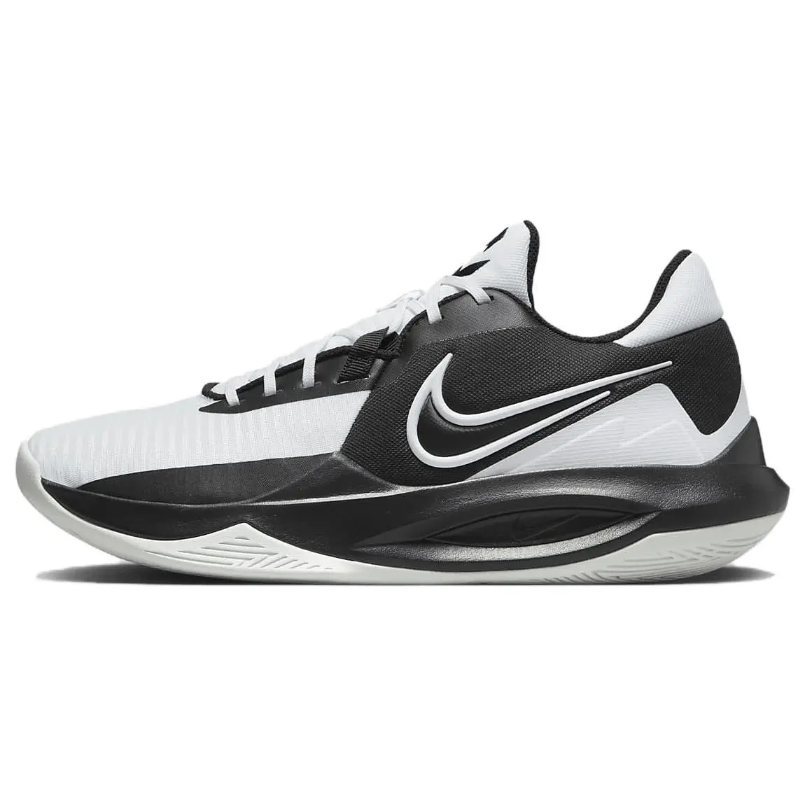 Men's Nike Precision 6 Low-Top Durable Round-Toe Lacing Trainer Shoes, Performance Sports Footwear, Sports Shoe