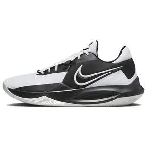 Nike Precision 6 Low-Top Basketball Shoes for Men with Durable Round-Toe Lacing