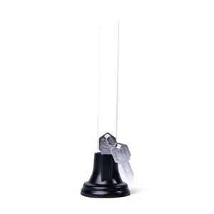 CHUGBUD 2.0 (Black) - Pocket-Sized Beer Bong with Durable Silicone Base and Leak-Proof Design for Portable Drinking Fun