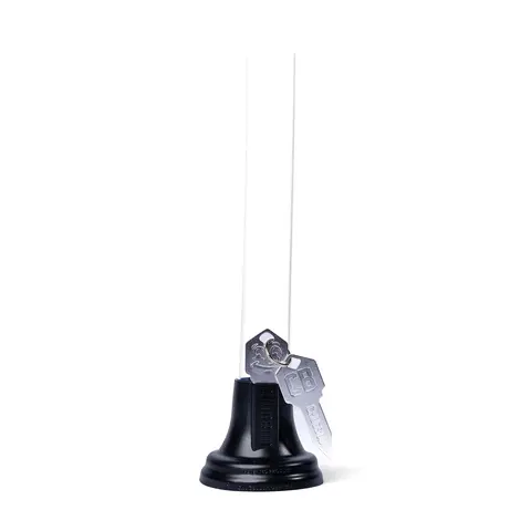 Chug Bud LLC CHUGBUD 2.0 Classic Black Pocket-Sized Beer Bong - Durable Silicone Key-Pocket Base, Leak-Proof Drinking Accessory, Compact Convenient Cup Lid Compatible Drinkware for Parties, Fun Use