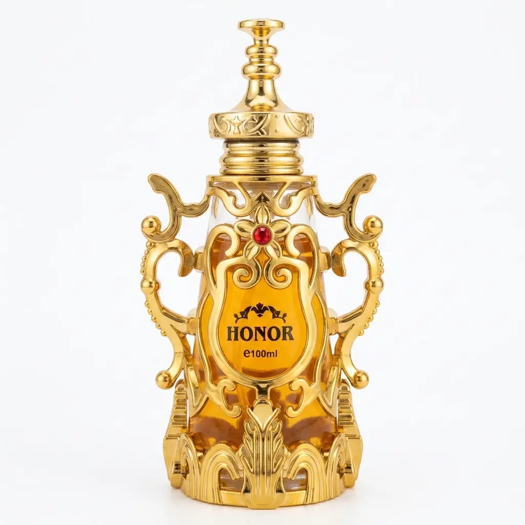 FOF-BODY HONOR Gold Edition Perfume, A Long-Lasting Casual Women's Fragrance with Captivating Amber, Rose & Sandalwood Notes, 100 ml