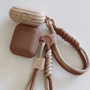 Bluetooth-compatible Earphone Case, Travel Accessories, Wireless Headset Box, Fashion Cover, Minimalist Design, Silicone Material, Flexible Shell, Protection