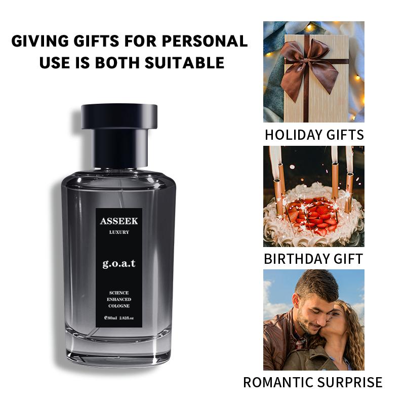 ASSEEK Midnight Marine Man Men's Perfume-OceanAroma 80ml Woody Amber Fragrance Eau deParfum Long Lasting Cologne Gift -Edp Intense